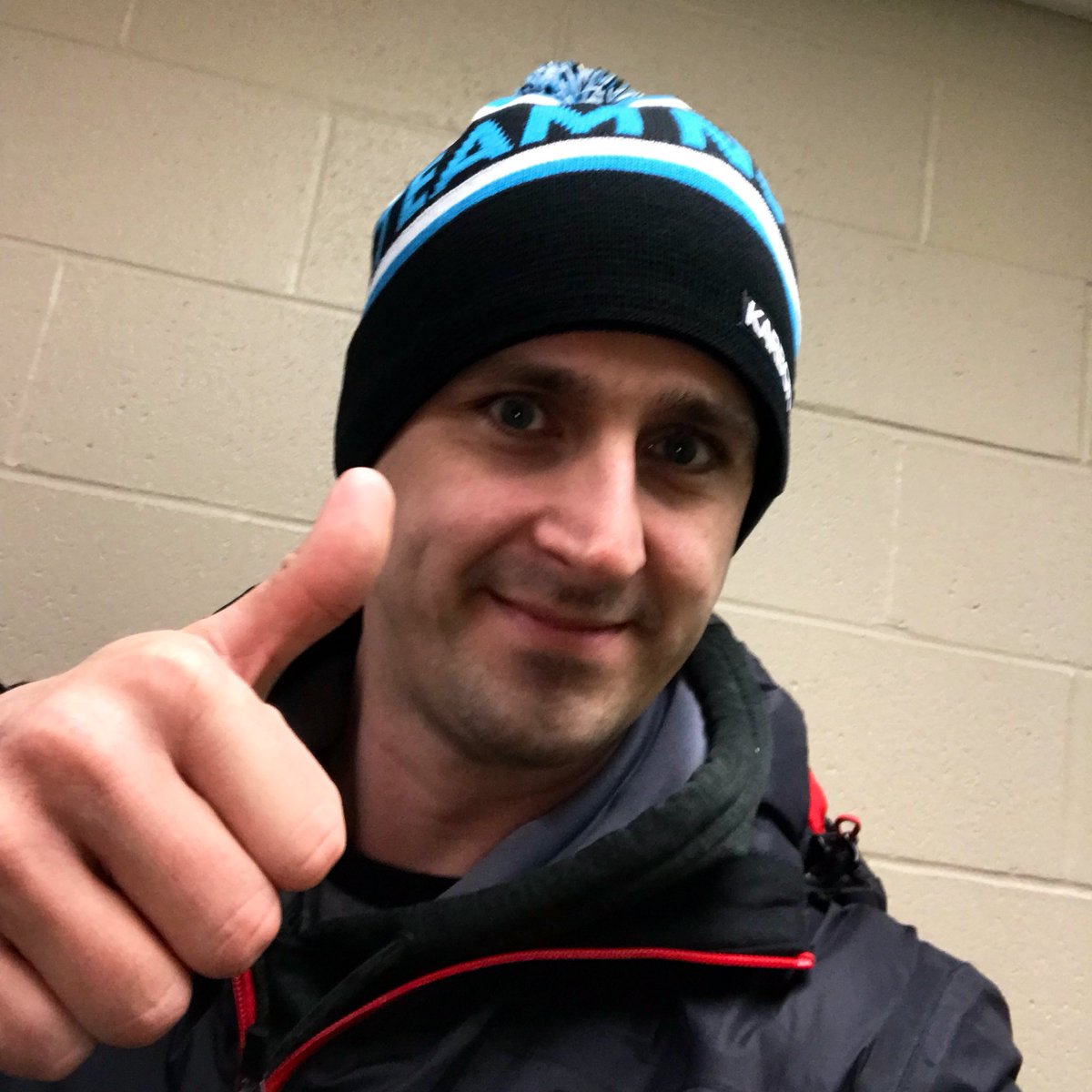ns_cwg2019's tweet photo. A late #TeamNSGiveback hat for one of our officials who has been one of our supporters throughout the journey getting to #cwg2019 We give refs a hard time, but we couldn’t play without the stripes. Thank you @Skinny_Jonesy https://t.co/zIcWv5B9so