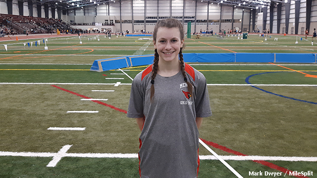 Mentor's Paige Floriea goes 7.69 for the 60m victory <a href="/LadyCardzTrack/">Mentor Girls Track</a> <a href="/2ndSoleMentor/">Second Sole Mentor</a> @SPIRE_Institute <a href="/paige_flor13a/">Paige Floriea</a>