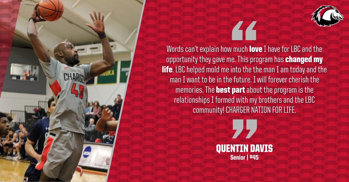 LBC_Hoops's tweet photo. “Words can’t explain how much love I have for LBC and the opportunity they gave me.”

“I will forever cherish the memories.”

- Quentin Davis

#Pursue3 | #ChargerBuilt https://t.co/ll8lhrXhy9