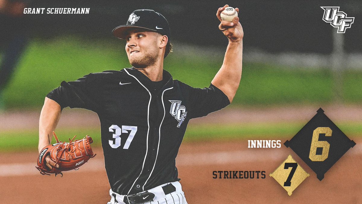 UCF_Baseball's tweet photo. Heckuva Knight, Scherm 👏
It's a 2-1 lead as Westy takes the mound in the seventh. https://t.co/f447qSMXeb