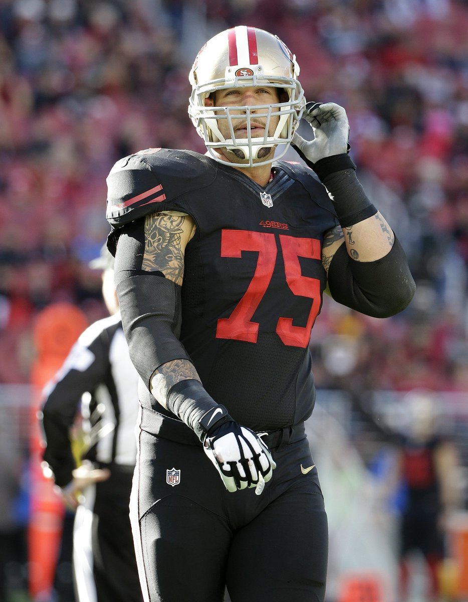 Random49ers's tweet photo. #49ers G Alex Boone (2009–15) was undrafted due to past alcohol issues. He was used sparingly until in 2012 when he became a starter.
https://t.co/H88HwthiX6
#Random49ers #GoNiners https://t.co/H4mw9HcqNp