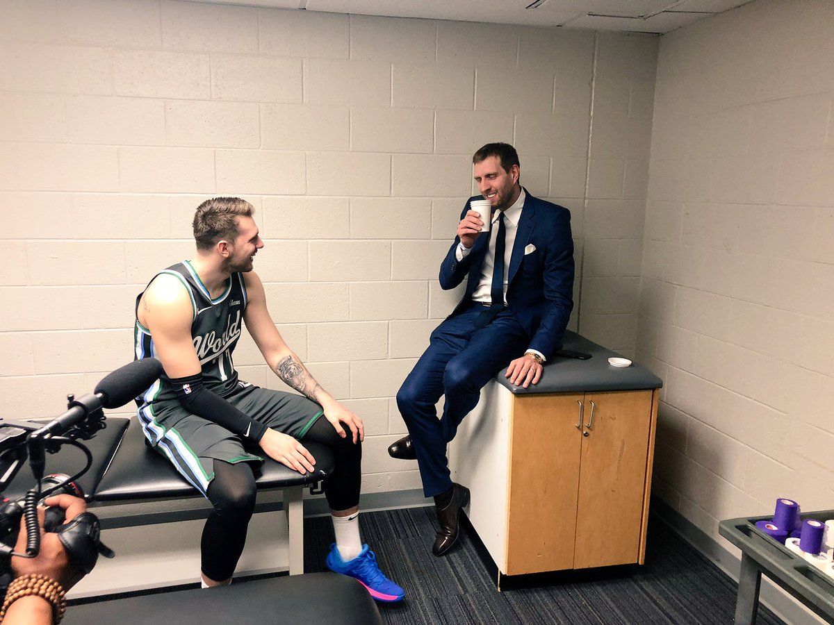 What’s up coach!   @swish41 | @luka7doncic https://t.co/fSlEK814NJ