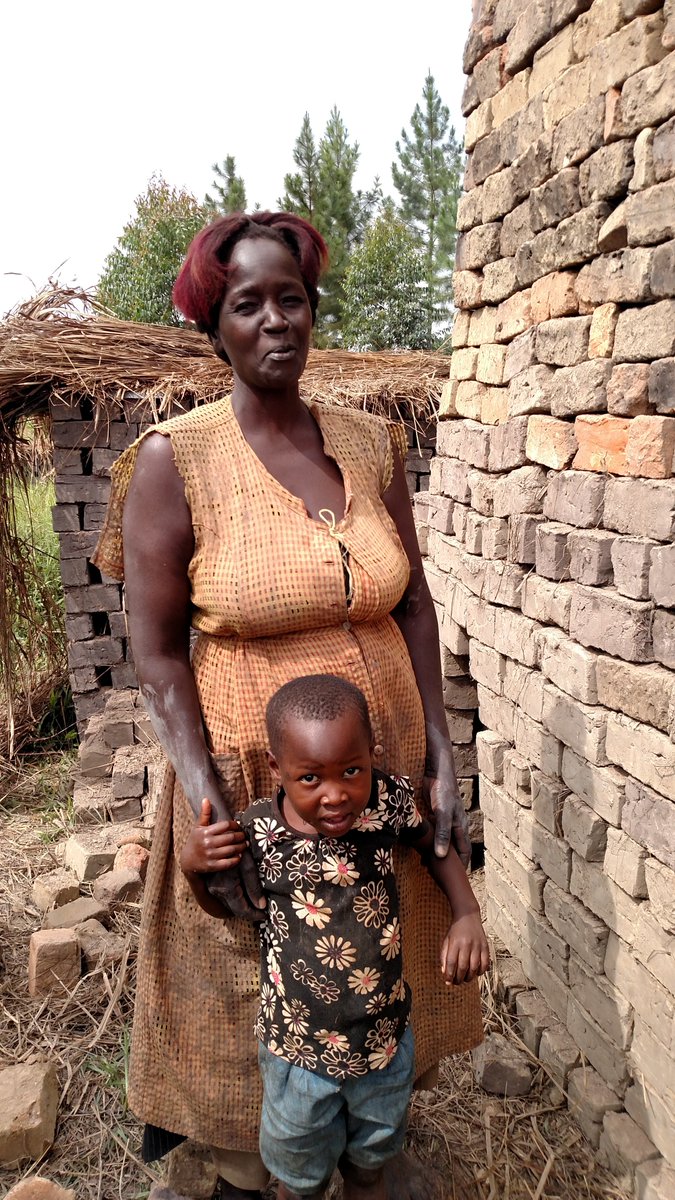 Justine was part of Diar Foundation’s 1st group in Ssisa, Uganda.  She has been making bricks for 10 years to  support her 4 children.  She joined her efforts w/ a group of other women who received help from Diar’s revolving fund to help grow their business.#diarfoundation