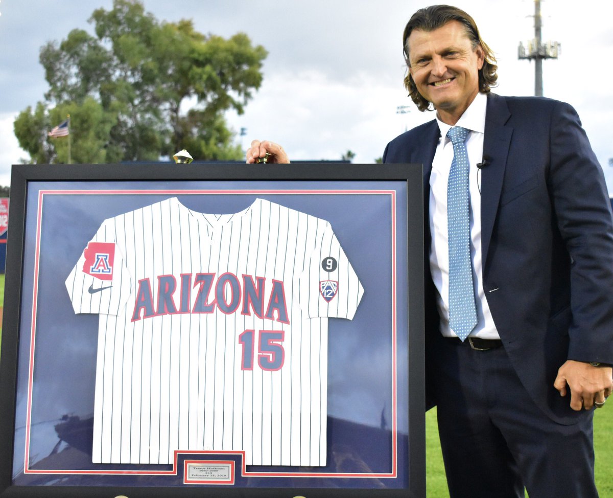 Heroes get remembered, but legends never die.

Trevor Hoffman is forever a Wildcat #BearDown 🐻⬇️