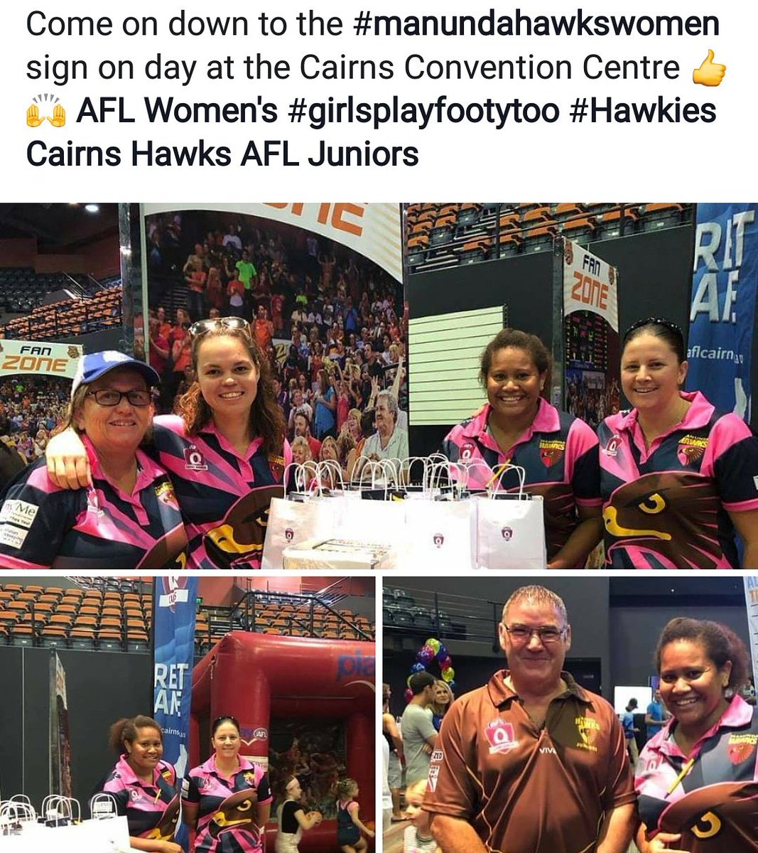 Cairns biggest sign on day
At Cairns Convention Centre 
<a href="/aflcairns/">AFL Cairns</a> <a href="/CazalysCairns/">Cazalys Cairns</a> <a href="/ManundaHawks/">Manunda Hawks AFC</a> <a href="/aflwomens/">AFL Women's</a>