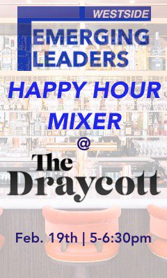 PaliChamber's tweet image. Westside Emerging Leaders Happy Hour at The Draycott! Tuesday, Feb. 19! Hosted by the Pacific Palisades Chamber of Commerce! Ticket purchases required in advance!  - mailchi.mp/12c841f6e4b8/w…