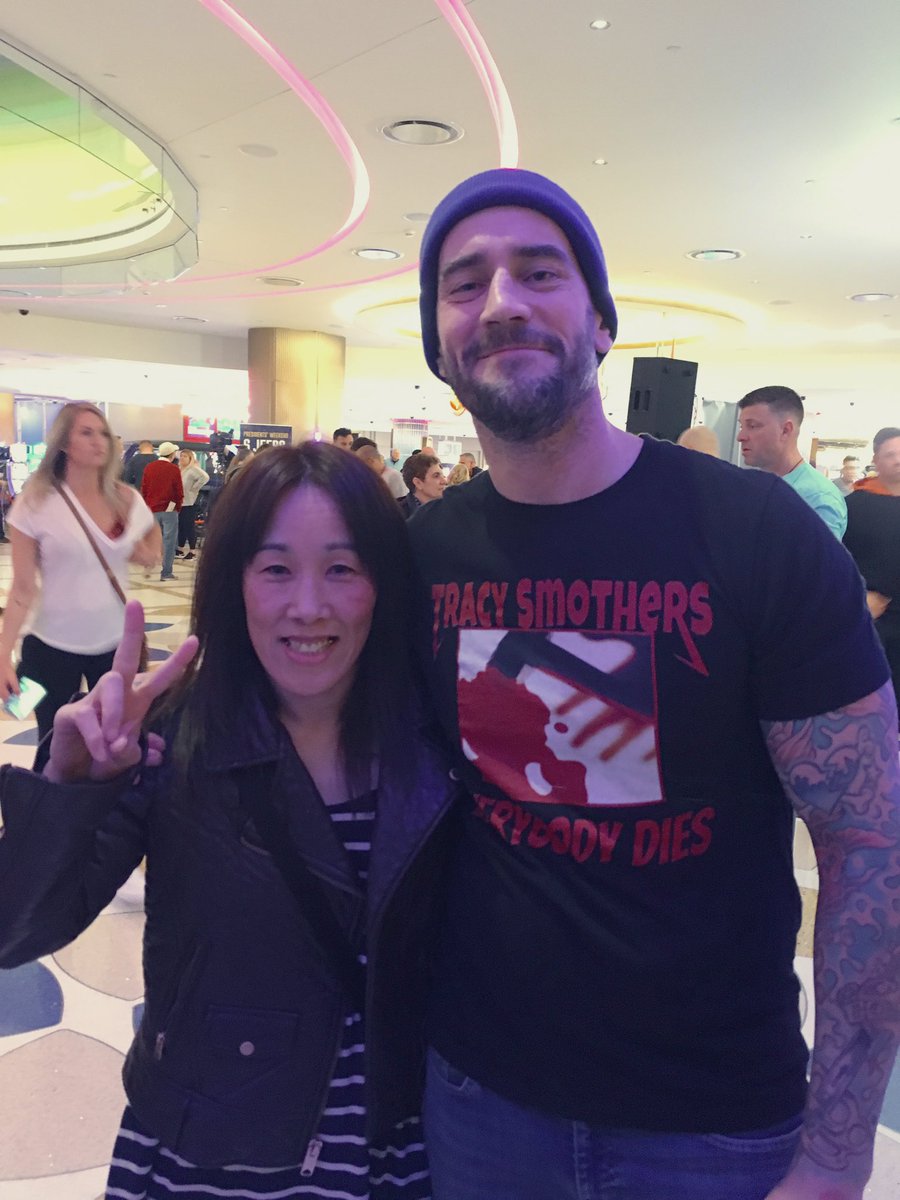 SumieSakai's tweet photo. You are always my favorite @CMPunk ✌️ https://t.co/fOPhQKH5wf