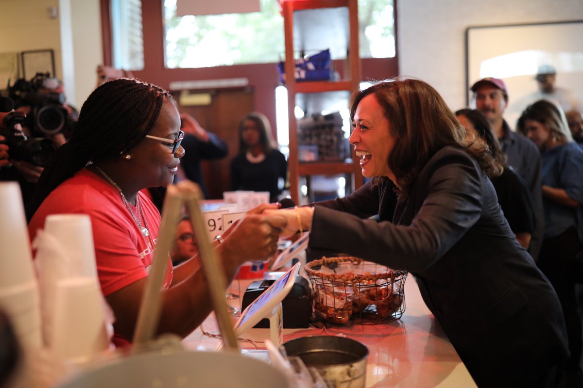 What would the campaign trail be without amazing food? Stopped by @rodneyscottsbbq in Charleston for lunch. Pulled pork, greens, and cornbread. Rodney, you gotta share these recipes!
