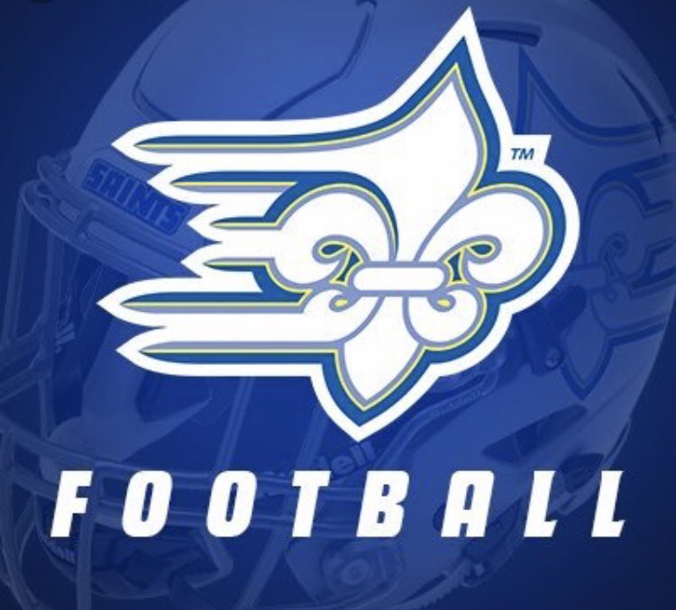 Coach1Fitz's tweet photo. Blessed to Receive an opportunity to continue my football and academic career at Limestone College!! #SaintStandard #GoSaints 🔵⚪️⚜️ @Coach_BTurk @CoachFargo_LCFB @Mr_Matthews_ https://t.co/eDtJ0pID92