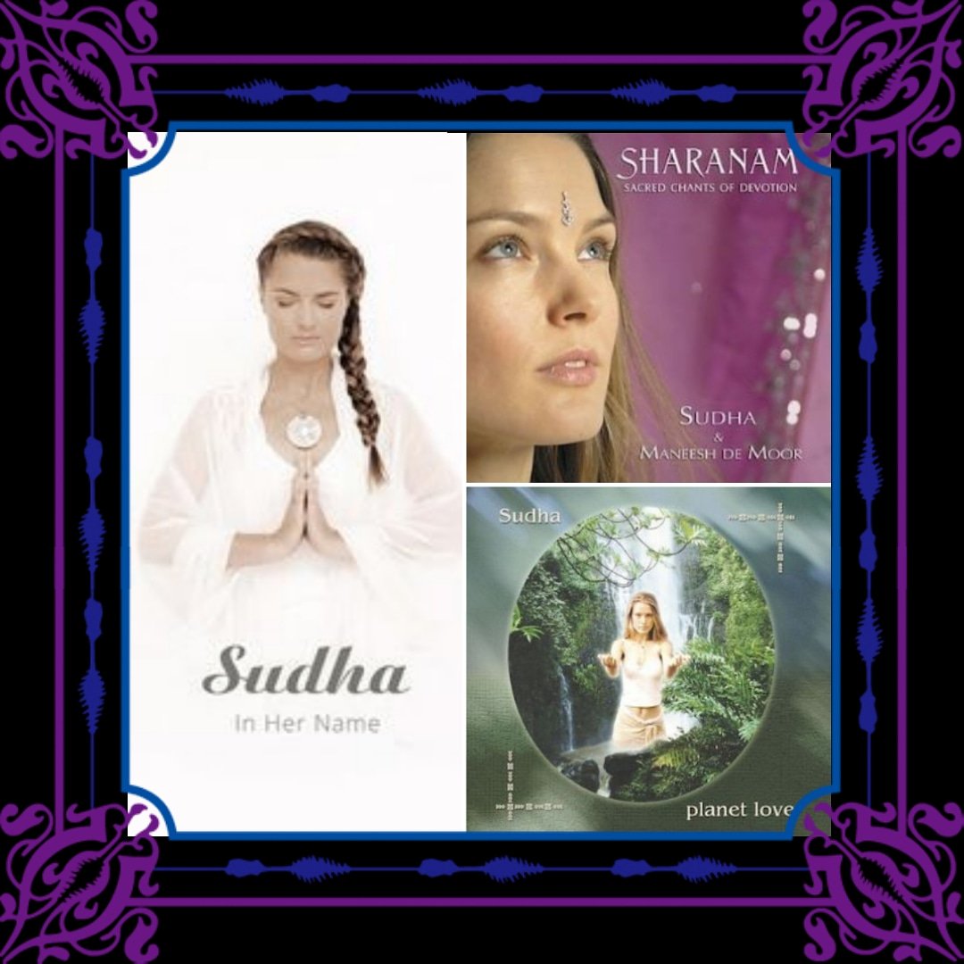 Discover the angelic voice of Sudha with her 3 CDs. #sudhasong #sudha #inhername #meditationmusic #sharanam #planetlove #chants #newagemusic newagemusicstore.co.uk/in-her-name---…