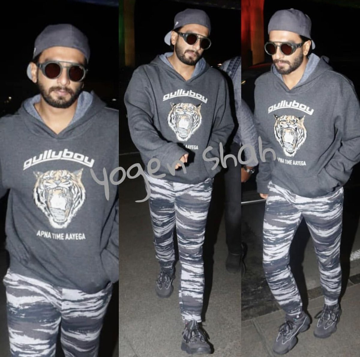 RanveeriansFC's tweet photo. New PICs : Ranveer Singh and Mama Bhavnani snapped at Mumbai airport , off to Dubai 😍❤️ https://t.co/pFhmvfhIMR