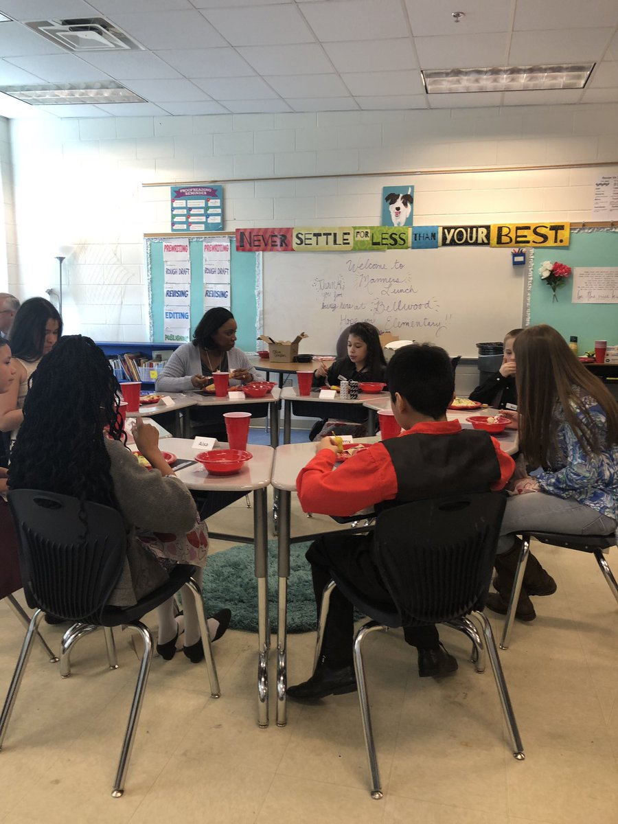 sumler_emma's tweet photo. Another successful Manners Lunch in the books! Thank you to all our wonderful guests! Sumler’s Squad really enjoyed it! #oneccps @BellwoodBulldog https://t.co/uuUAZH40eb