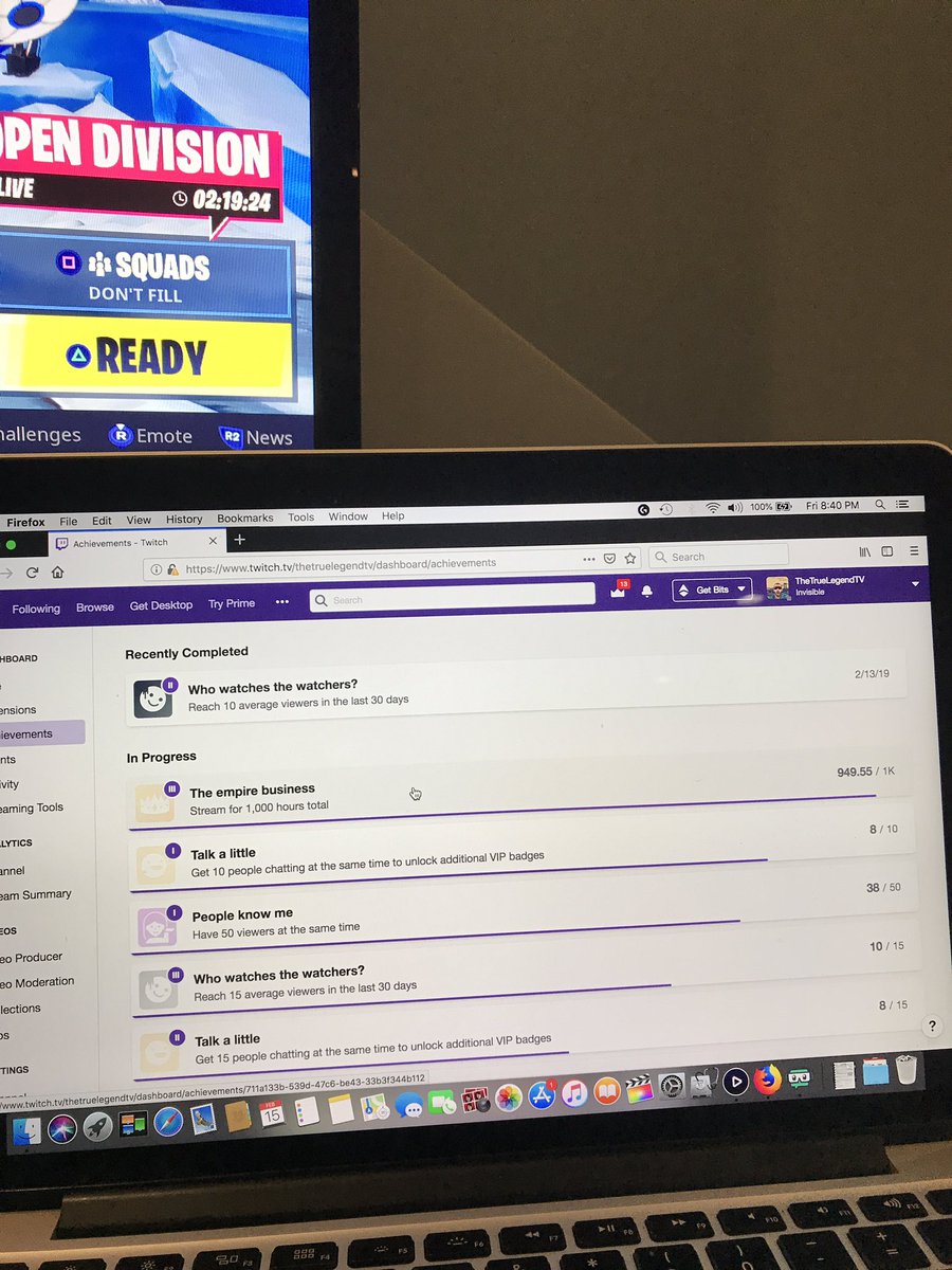 IamTrueLegendTv's tweet photo. https://t.co/8spYnyZDTe Let’s goo we are smashing the #twitchtv achievements let’s knock these next ones out of the water!!! I’m going live with some duo games with my daughter ! #B42Empire #TwitchOSF #Monstrosities #DXstreams #lurkforce #Sfos5 #SSCsupports #HellzArmy https://t.co/jVSQakrLzy