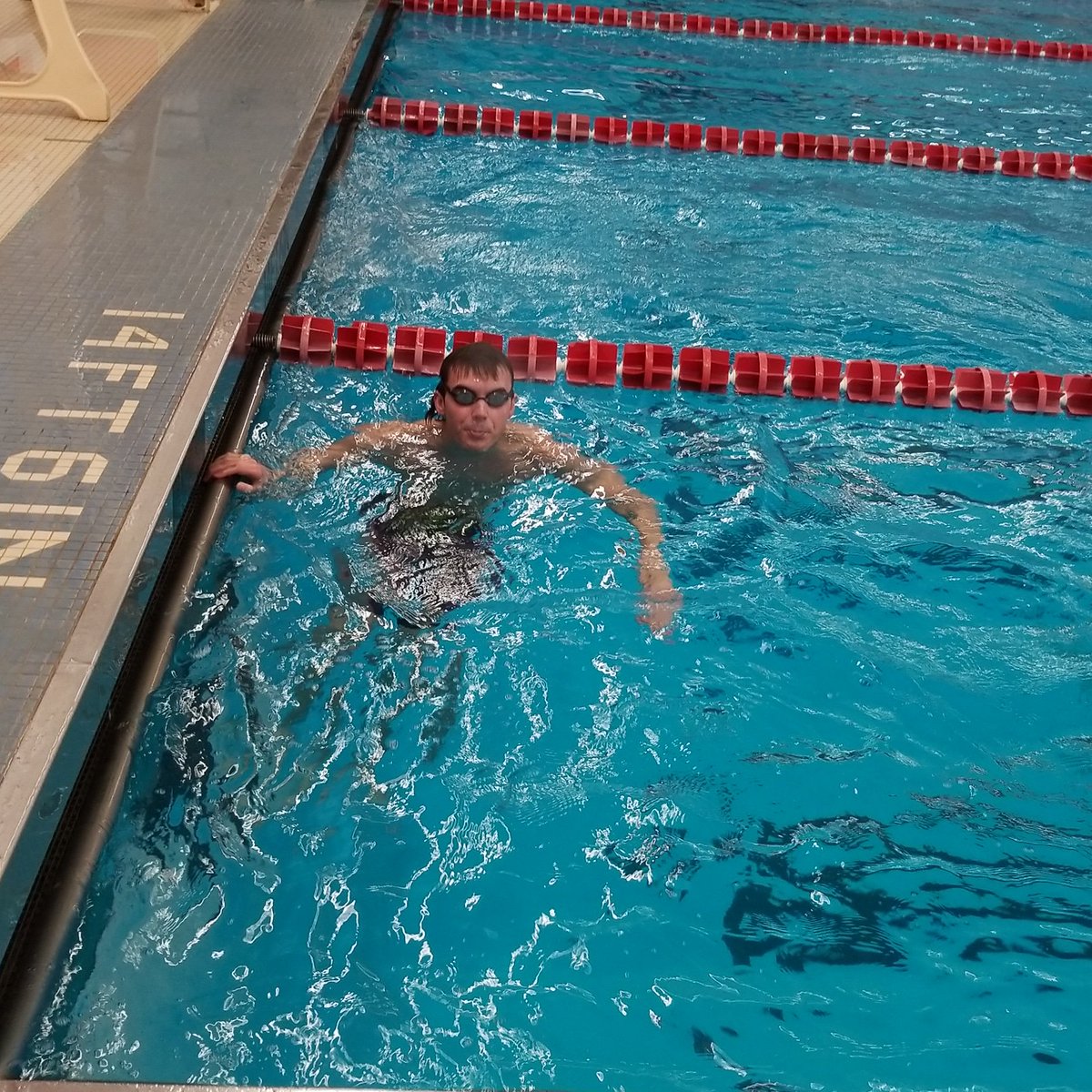 Mullet and the 200 free record.  Call it a good night for this young man. #ONEBethany