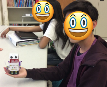 patricialdrake's tweet photo. #hhmstech @HerbertHooverMS Working through the Engineering Design Process - reflection and improved design to include moveable arms and a headset #stemchallenge #edisonk12 @instructables mrsdrake #RobotCupid 🤖💖 https://t.co/kd0lQPVUiQ