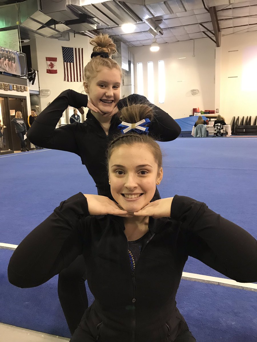 BryChloe's tweet photo. @fshactivities great job to Fargo South-North Gymnastics at edc! Both Mackenzie and Alex placed and are now off to state! #pawisthelaw #flips #gym #nastics https://t.co/3XogGuiDer