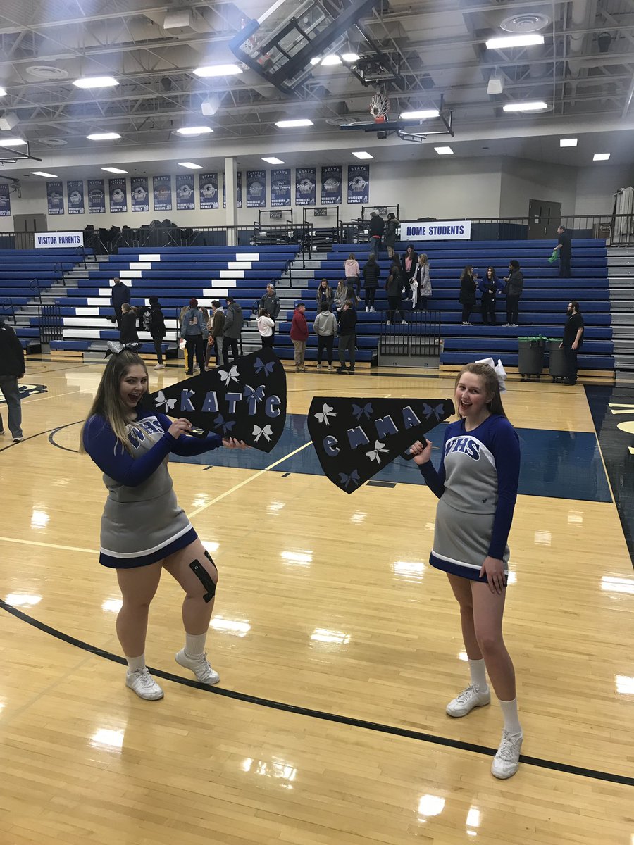 WHSRoyalPride's tweet image. Shoutout to our Senior Cheerleaders, Katie and Emma!!!
#RoyalPride