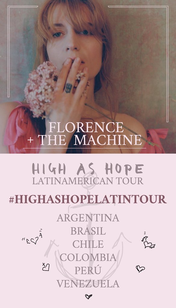 FATM_DR's tweet photo. We are in full support with our latinametican friends, who want to bring Florence to their country. Support them by using the #Highashopelatintour next Sunday and tagging the band at 2PM AST. Together we can achieve this ✨💫 https://t.co/qpGF54x7Ln
