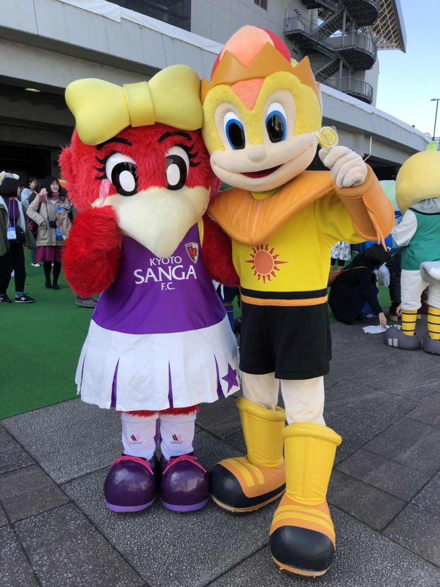 レイくん 柏レイソル かいまくせん よろしくねー レノ丸 くん ホームかいまくは3 2土曜 ゼルビー くん アルビくん 新潟のホームかいまくだね コトノ ちゃん 黄色のリボンかわいいよ