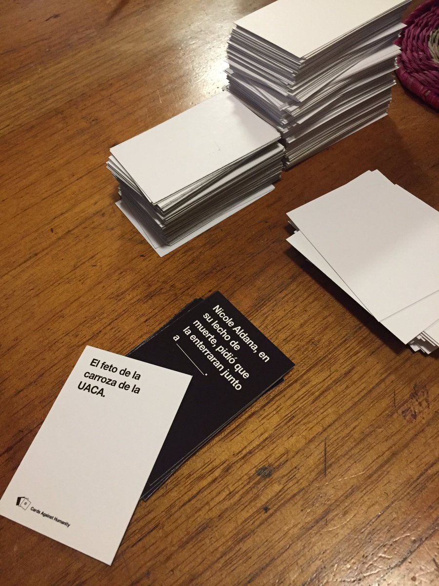 ceulca's tweet image. La cuesta de enero me llego hasta febrero pero al fin imprimí las #Cards versión finca. Gracias @arielarburola por compartir unas gotitas de idiosincrasia tica.