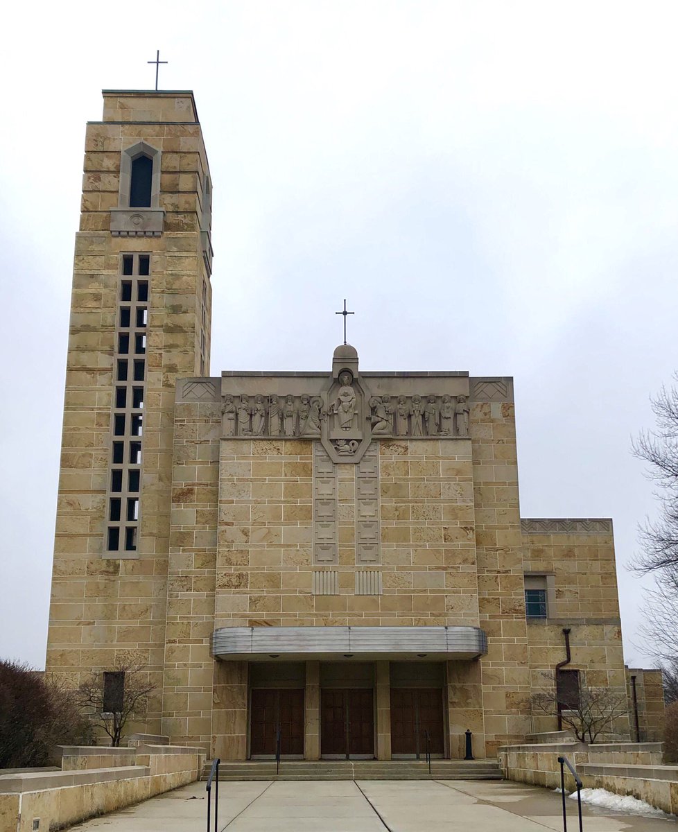 Still got some really interesting architects and firms to cover, and lots of great houses, but I’ll end for tonight with a few midcentury churches. This is St. Catharine’s Parish, designed by Edward Ramsey in 1961. About 30 years late, but some nice Art Deco detail.