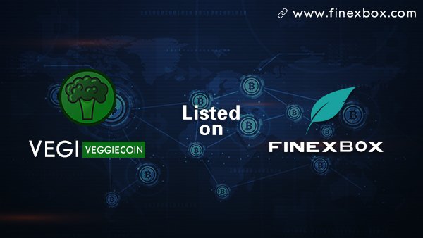 finexbox's tweet image. #VeggieCoin/#VEGI is now available for trading and withdrawals on FINEXBOX! @Veggiecoin  
Find out more about $VEGI here: finexbox.com/market/pair/VE… … … …
Happy trading! #finexbox  #Airdrop #Dogecoin #FollowBack #Follow2Gain #followhelp  #взаимный #фолловинг #1FIRST💦
