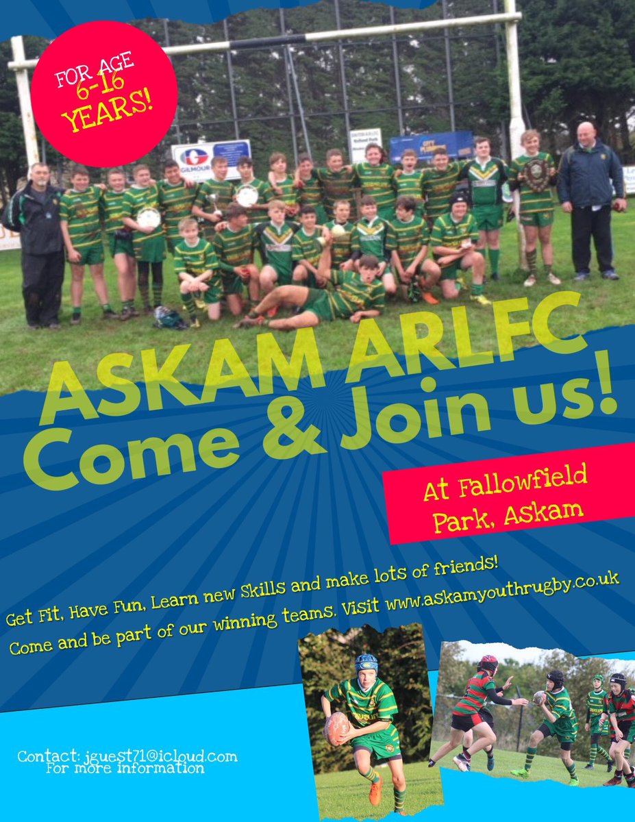 Our youth teams will soon begin their seasons, all new and old players that are wanting to become a part of our great sport and club are more than welcome to come and give it a go 🏉🏃‍♂️😁