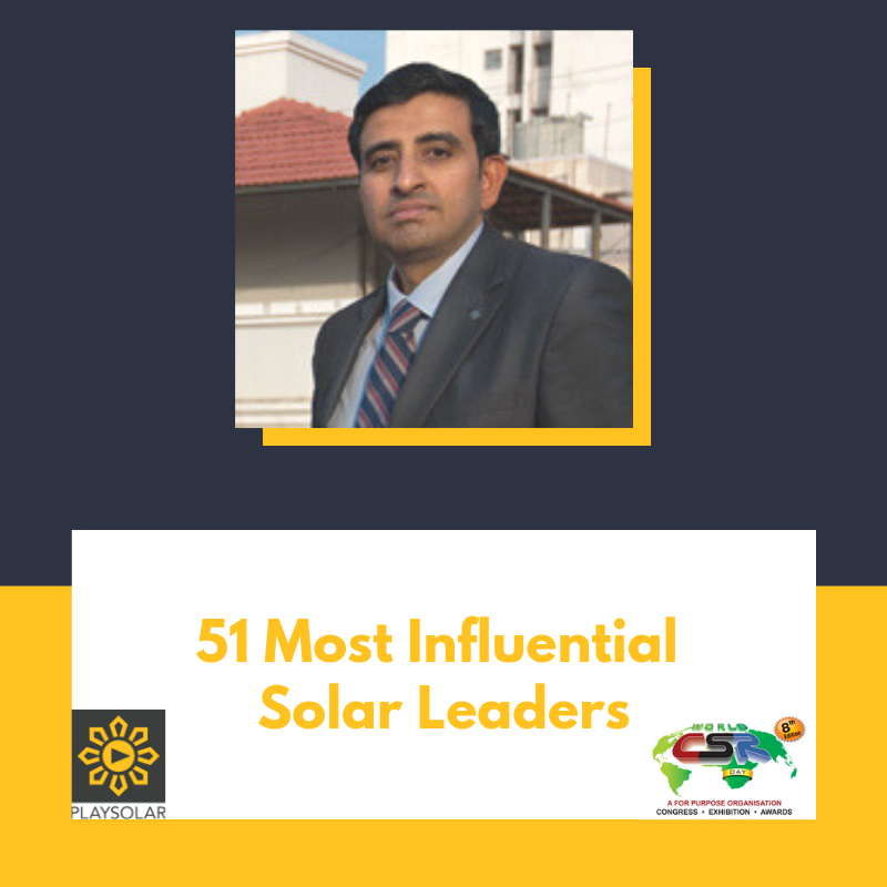PlaySolar's tweet photo. Proud to share that @mux88 has been selected as one of the 51 Most Influential Solar Leaders by the council of @wcsrday!
#LetsPlaySolar #wcsrday https://t.co/ygmOixyDn1