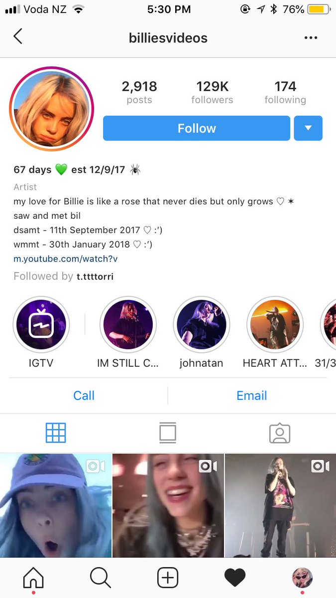 my sister missed out on getting vip tickets for <a href="/billieeilish/">billie eilish</a>’s akl show and she’s one of her biggest supporters. her account on insta has over 100k followers! if anyone is selling a vip ticket that’s not ridiculously expensive please let me know!!