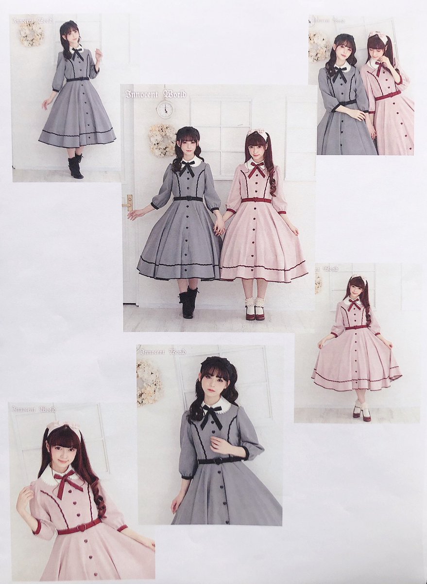 🎀 Innocent World 🎀 新作ハートボタンワンピースの とっても可愛いお