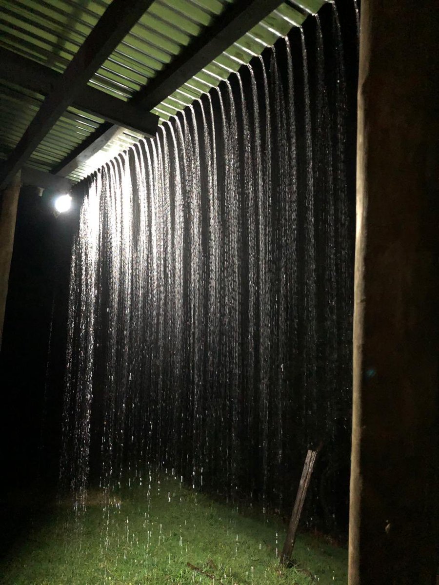 80mm of rain last night at Helpmekaar. Abundant blessing.#inshorts