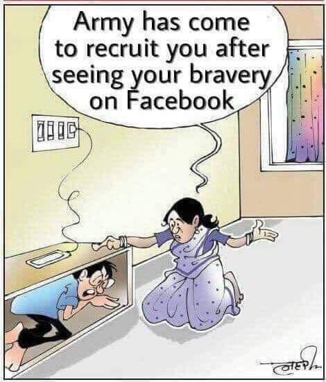 Can’t resist sharing for the social media infantry