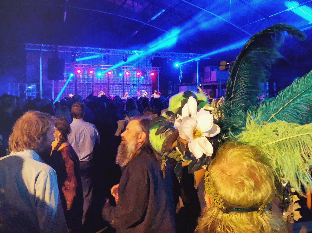 ScottMcCrossen's tweet photo. Happy 10 Year Anniversary @NOLABrewing and @NOLATapRoom - helluva a hullabaloo yall put on tonight. Rocking out with great local beer, funky George Porter, and the wonders of a @KarlDenson + his Tiny Universe. #nolabrewing #awesome https://t.co/1VPsVsZwV4
