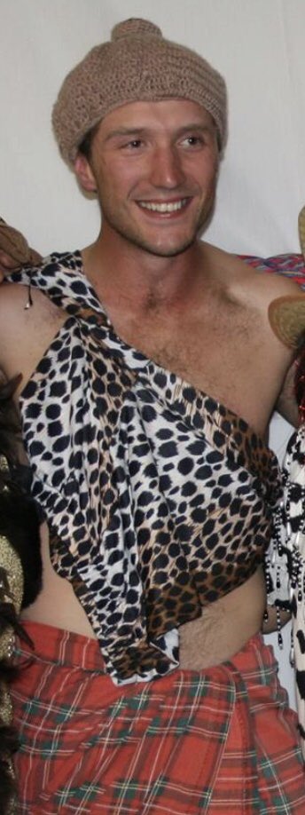 PLAYER PROFILE: #99 Jesse Lawrence. Yeeehaw! The only thing Jesse rides harder than horses is the bench! Small town boy who is impressed by the crowds drawn to Rookies’ games! His skating style is based off of the movie Happy Feet and we love him!