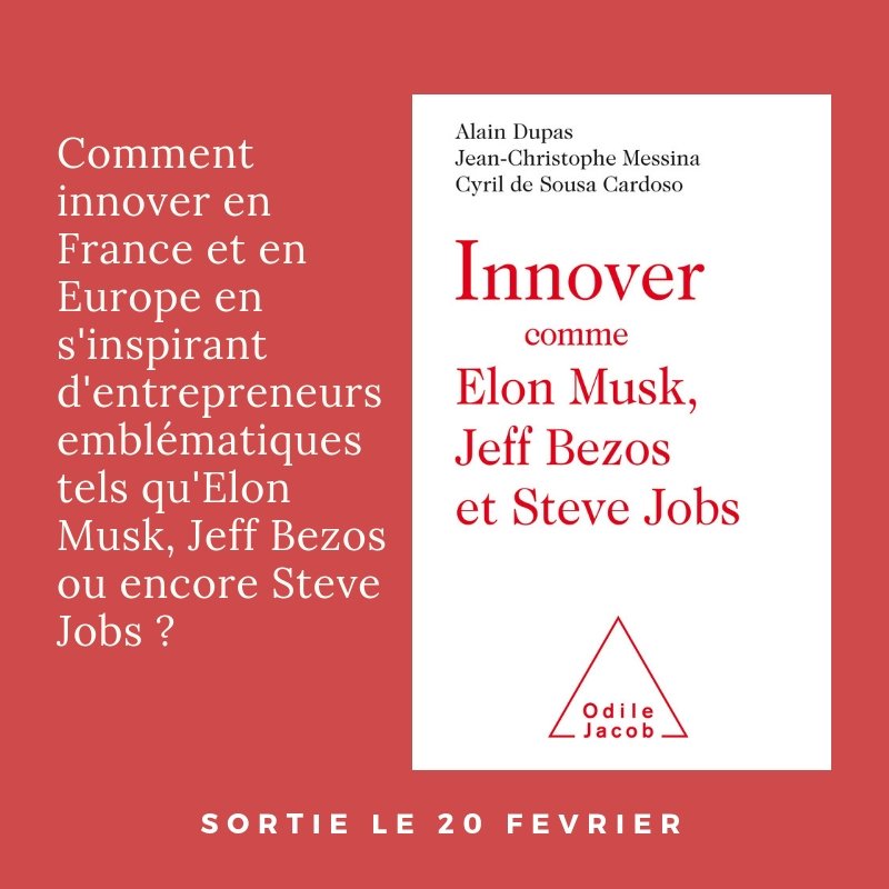 InnoCommando's tweet photo. "Comment innover en France et en Europe en s'inspirant d'entrepreneurs emblématiques tels qu'Elon Musk, Jeff Bezos ou encore Steve Jobs ?" https://t.co/9ordYYJnYe #Innovation #InnovationCommando https://t.co/Na1y5q5RuD