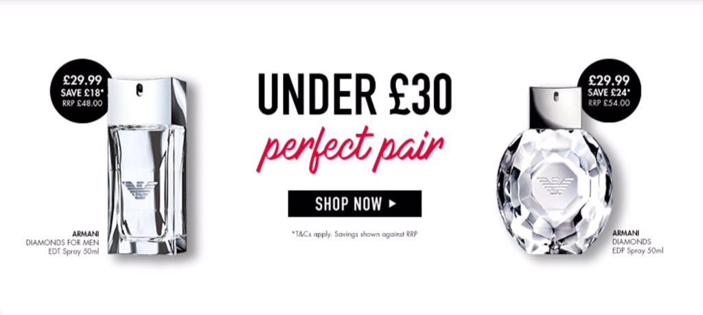 superdrug armani diamonds half price