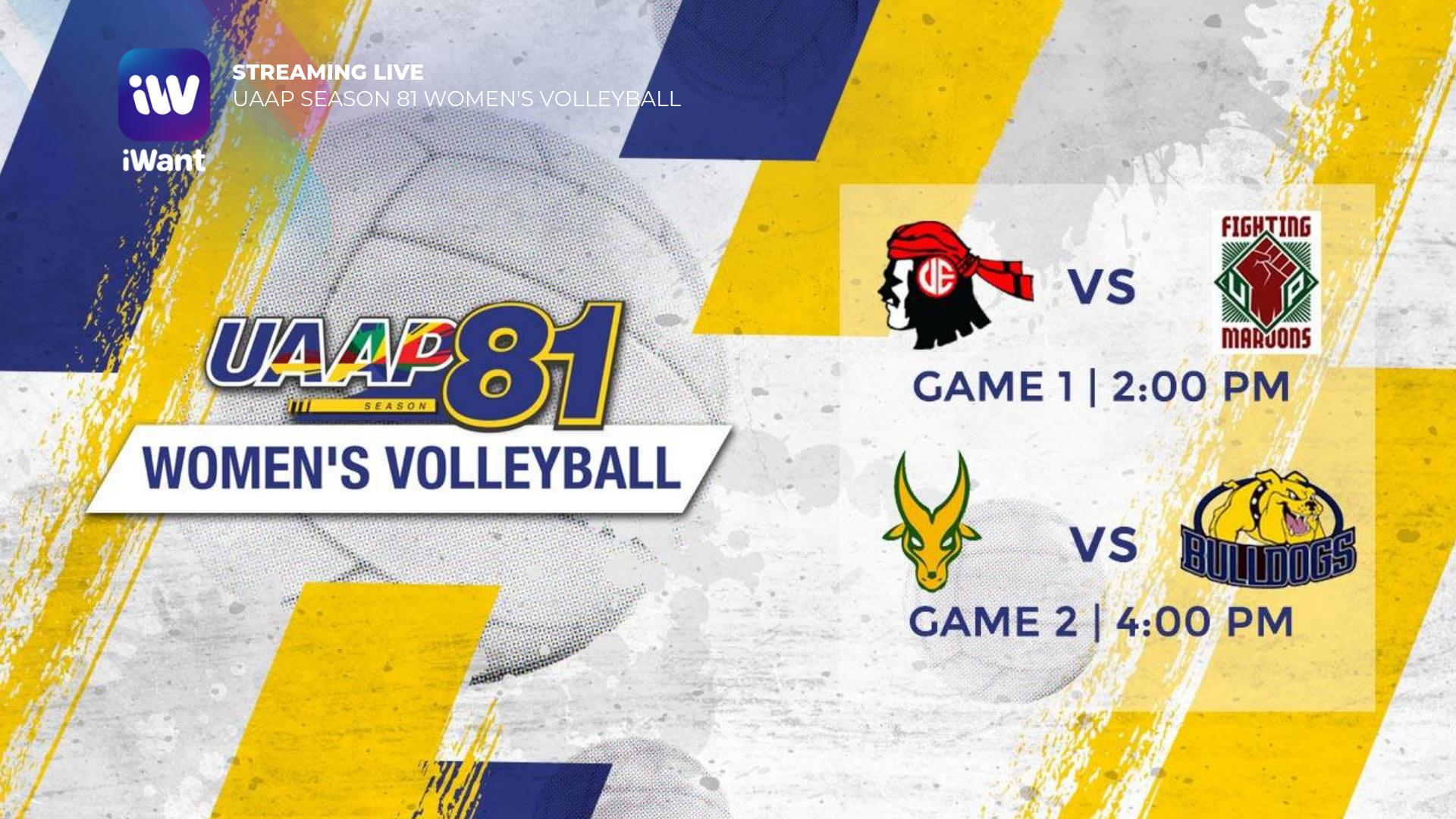 uaap womens volleyball live streaming