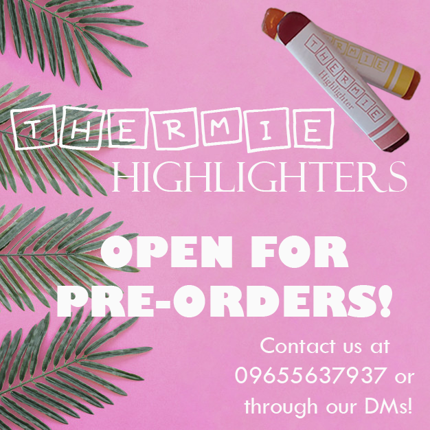 ThermieBH's tweet photo. Saan aabot ang twenty pesos mo? 

We're happy to announce that our highlighters are now open for pre-orders! Get your very own Thermie highlighter for only 20 Php! 

Highlight the relevant, highlight with nature. 💚 https://t.co/XG2a8UPfc8