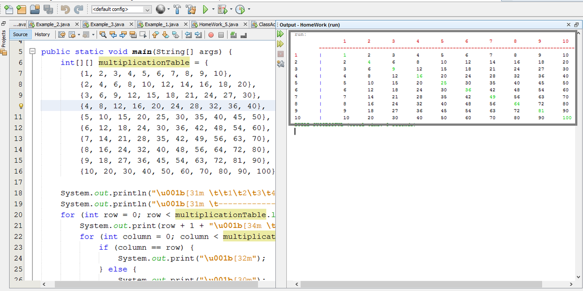 Farahna49967350's tweet image. #multiplicationTable with #Multidimensional_Array
@CodeToInspire 
@afghangirlscode 
#Android 
#java