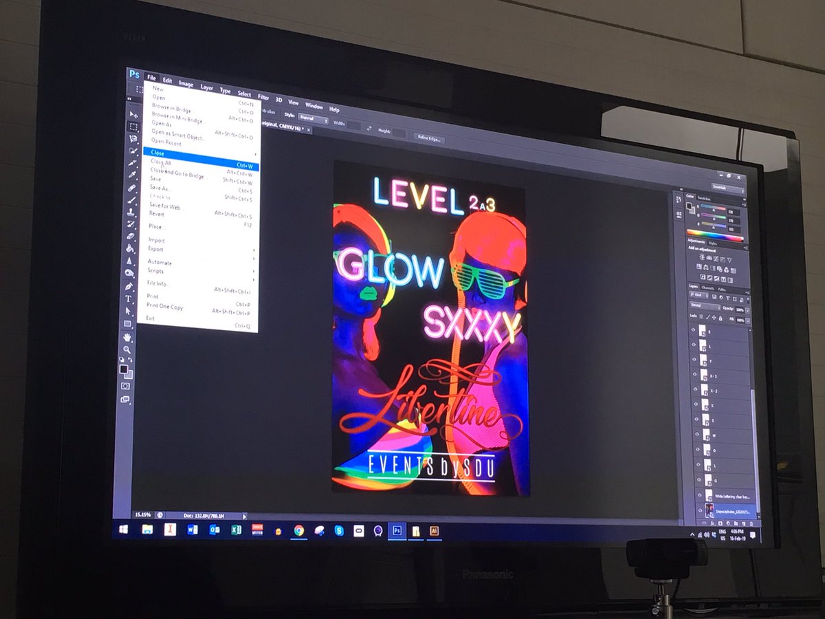 EventsLibertine's tweet photo. Gotta love watching the creation of our event posters! 

Our event next Saturday is SOLD OUT! We just released 10 overflow tickets online xx https://t.co/8NHx3W7AYG