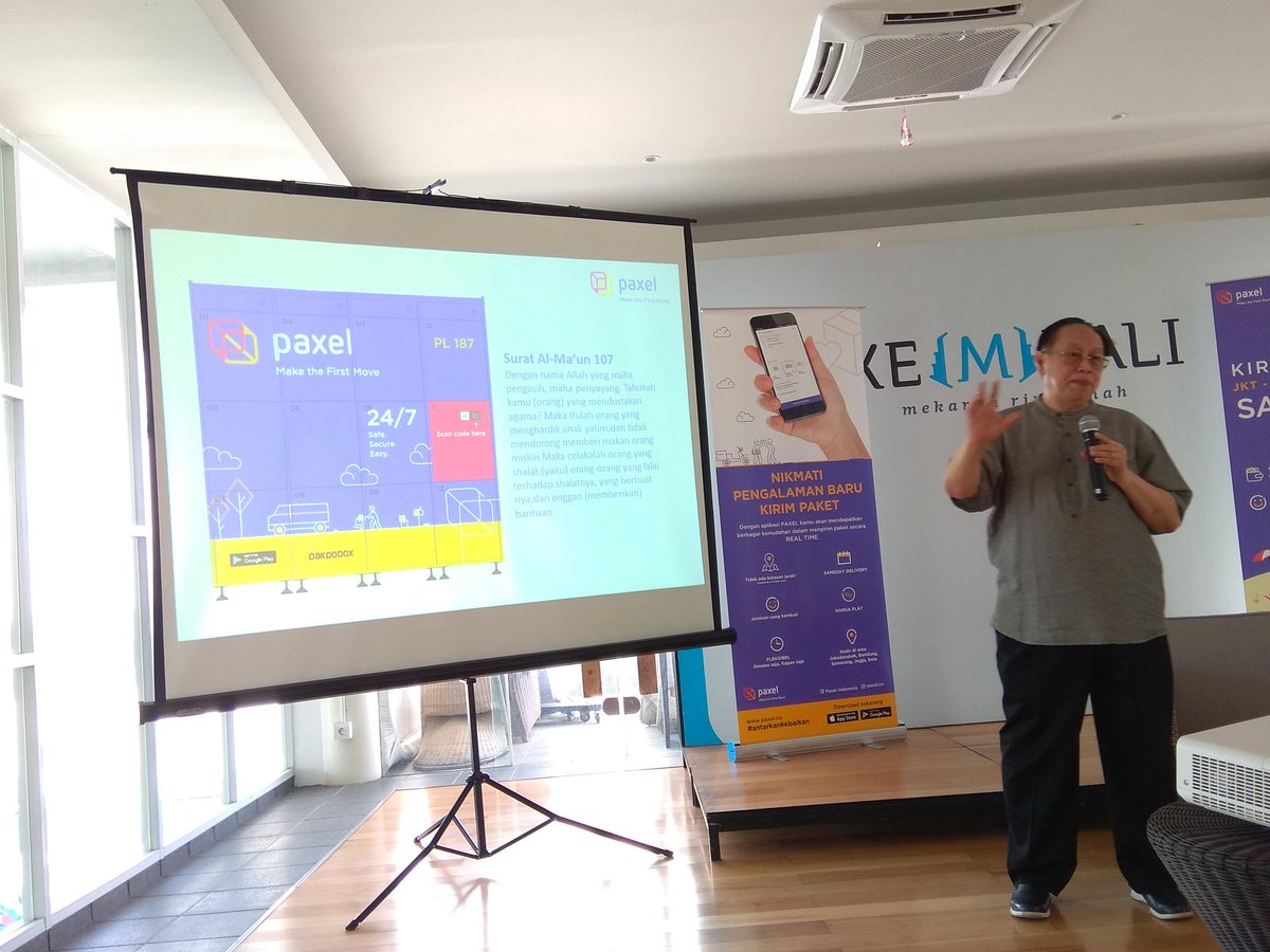 serawicaksono's tweet photo. Dengan adanya locker PAXEL ini membuat cost produksi dpt ditekan, pengaruhnya ke biaya kirim dong, ya.
Dengan biaya kirim lebih murah tapi bisa pengiriman same-day, itu warbiyasah.
Hanya ada di #paxel #AntarkanKebaikan https://t.co/dKY0NY7EYE