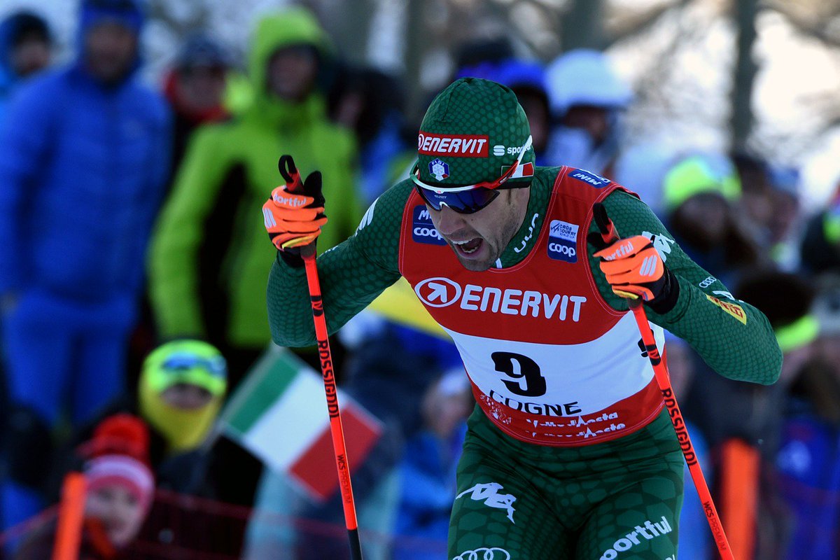 ItaliaTeam_it's tweet photo. STREPITOSI!!! 🤩

Sulle nevi di Cogne Federico #Pellegrino primo e Francesco #DeFabiani secondo nella sprint a tecnica libera! 

RT per questa magica doppietta #ItaliaTeam in Coppa del Mondo! 

@Fisiofficial https://t.co/fnhB8KYAER
