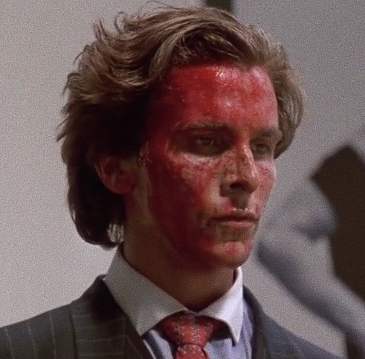 Christian Bale as Patrick Bateman in American Psycho (2000)