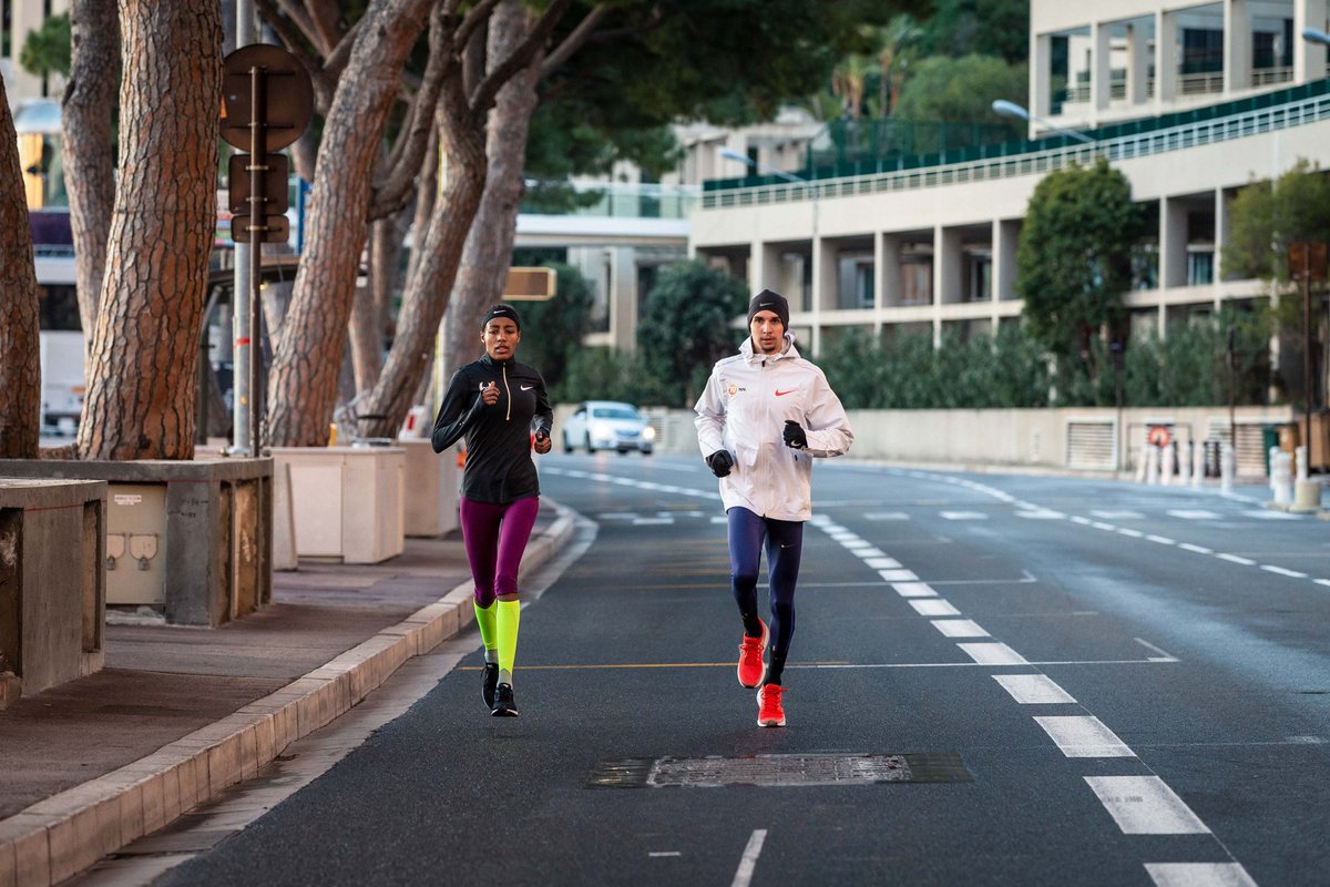 Julien Wanders & @SifanHassan have landed in Monaco and are ready to spark some fireworks at tomorrow's @MonacoRun! #TeamGSC