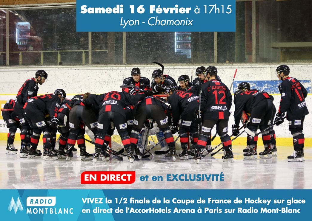 RadioMontBlanc's tweet photo. [#RMBLive]
📆 RDV à 17h pour vivre la 1/2 finale de la #CoupeDeFrance de #Hockey 🏒 @PionniersHockey 🆚 @LHCleslions à l' @AccorH_Arena en #direct &amp; en exclusivité sur #RadioMontBlanc 🎙
#GoPionniers #Final4Hockey @Hockey_FRA @Chamonix_France 
En partenariat avec #Bontaz https://t.co/88DxfL2b6A