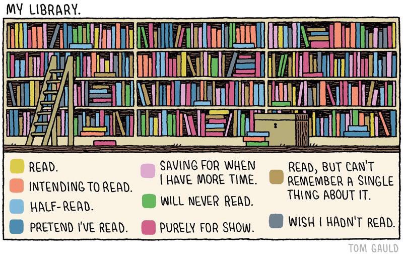 Now there’s an honest classification system for one’s own library ... 😀