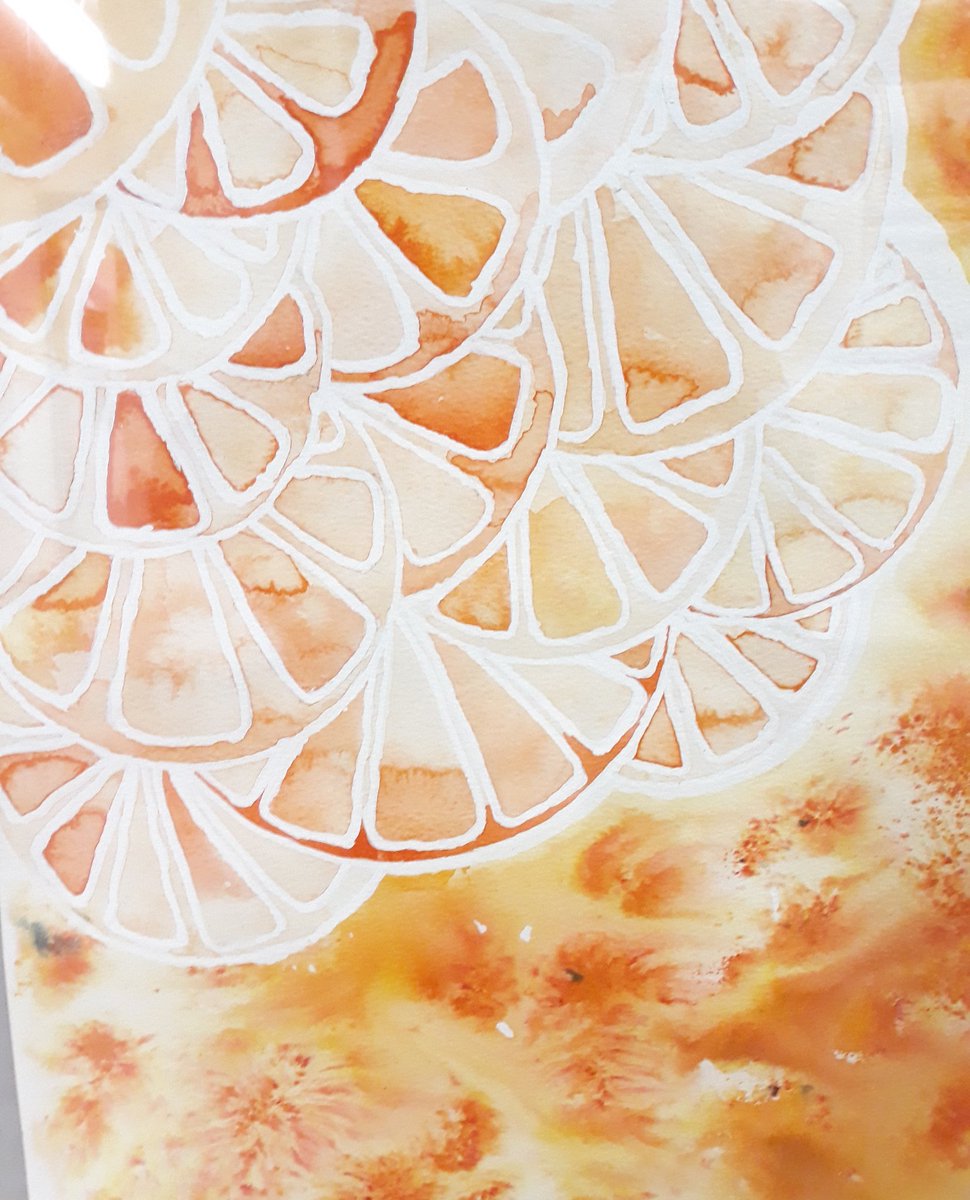 Beautiful watercolour by Tabitha W Year 9 #watercolour #year9art #ks3art #proud