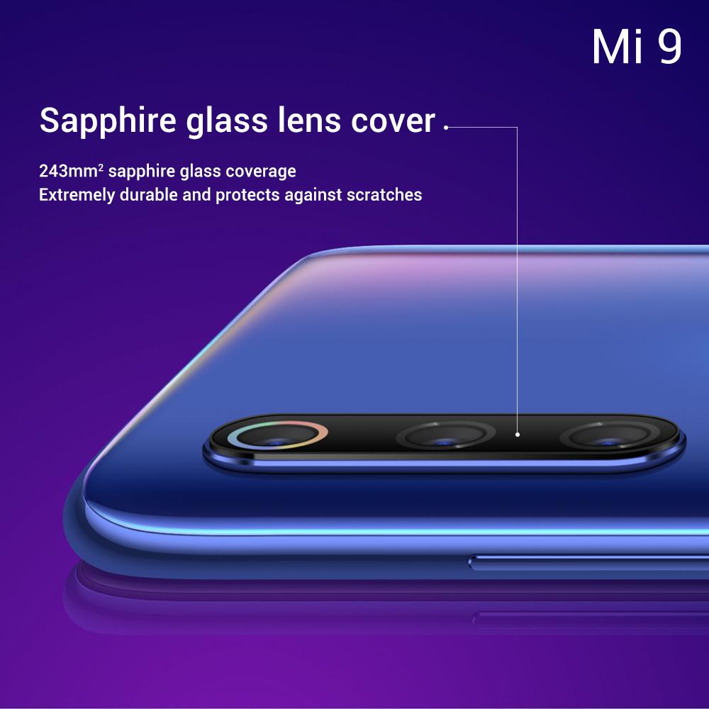 Xiaomi's tweet photo. Tired of always worrying about scratching your phone’s camera lens? 

#Mi9 uses a hard scratch-resistant sapphire glass and a stainless steel frame to cover its 3-camera setup so you don't have to worry about any scratches! #MakeItHappen https://t.co/9z9BkZhb8u