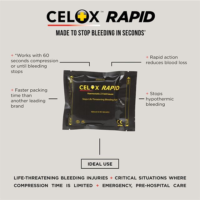 CeloxMedical's tweet image. We believe all civilian and military emergency responders are made to save lives. We are here to ensure they can. Learn more bit.ly/2zHtZWm

#celoxmedical #celox #hemostat #chestseal #medic #firstaid #hemcon #firstresponder #nhs #paramedic #militarymedic #MOD #CoTCCC