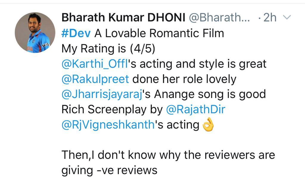 Nettv4uTamil's tweet image. #DevRunningSuccessfully #Dev 
 
Book your tickets now on bookmy.show/DevFilm

Feel good Adventure Subject 👌👌

Filmed by @RajathDir 

Receiving Very good reports from Audiences !!